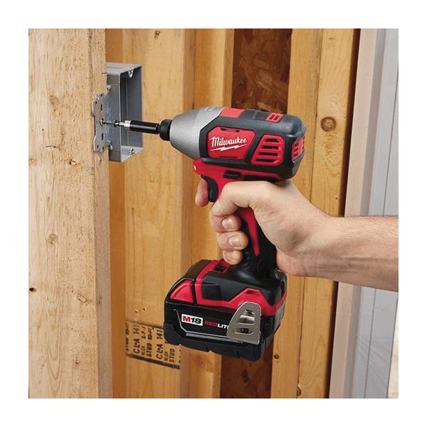 Milwaukee® M18 Cordless Impact Driver Kit, 1/4 in Hex/Straight Drive, 0 - 3350 bpm, 1500 in-lb Torque, 18 V thumbnail 3