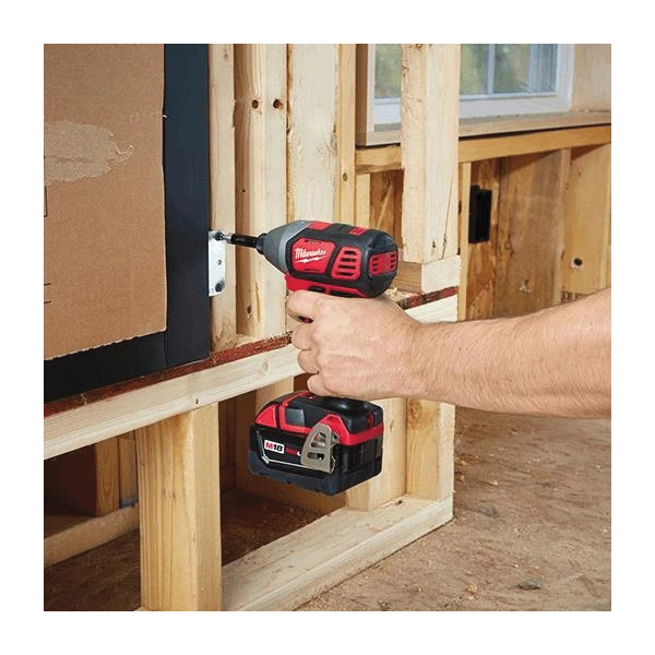 Milwaukee® M18 Cordless Impact Driver Kit, 1/4 in Hex/Straight Drive, 0 - 3350 bpm, 1500 in-lb Torque, 18 V thumbnail 4