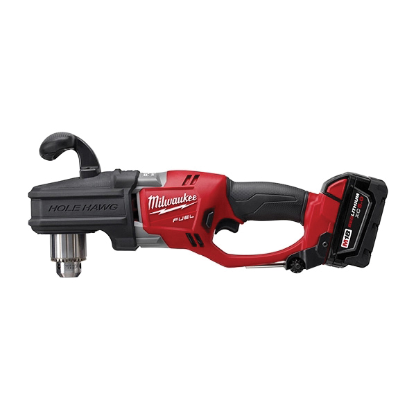 Milwaukee® M18 Fuel HOLE HAWG Cordless Right Angle Drill Kit, 1/2 in Metal Chuck, 650 ft-lb Torque, 18 V thumbnail 3