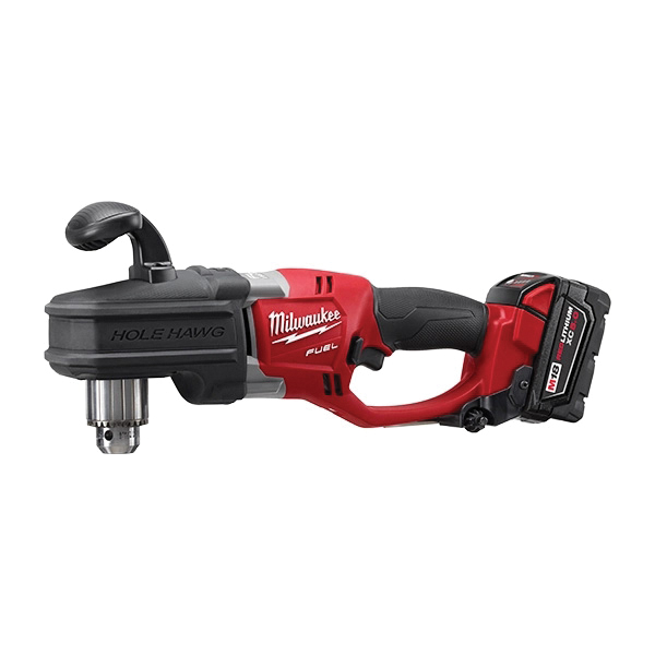 Milwaukee® M18 Fuel HOLE HAWG Cordless Right Angle Drill Kit, 1/2 in Metal Chuck, 650 ft-lb Torque, 18 V thumbnail 2