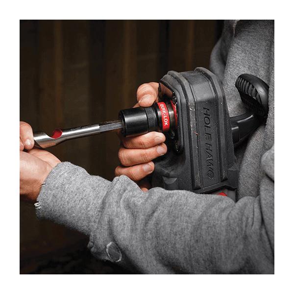 Milwaukee® M18 Fuel HOLE HAWG Right Angle Drill Kit With Quik-Lok, 7/16 in Hex QUIK-LOK Chuck, 650 ft-lb Torque thumbnail 4