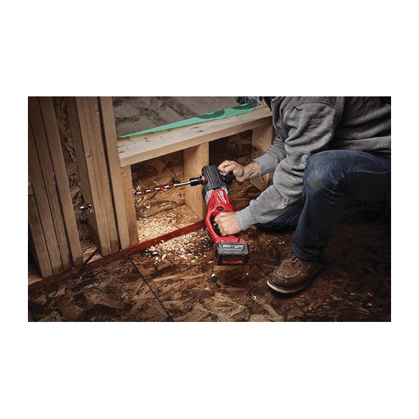 Milwaukee® M18 Fuel HOLE HAWG Right Angle Drill Kit With Quik-Lok, 7/16 in Hex QUIK-LOK Chuck, 650 ft-lb Torque