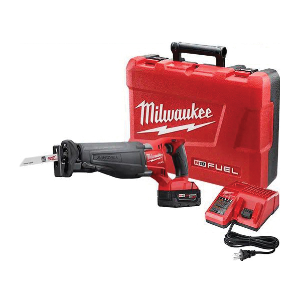Milwaukee® 2720-21 Reciprocating Saw Kit, 1-1/8 in L Stroke, 3000 spm Stroke, 18 V, M18™ REDLITHIUM™ Battery