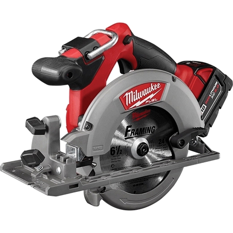 Milwaukee® M18 FUEL™ 2730-21 Circular Saw Kit, Tool/Kit: Kit, 6-1/2 in Dia Blade, 1-5/8 in, 2-3/16 in D Cutting, 18 V thumbnail 3