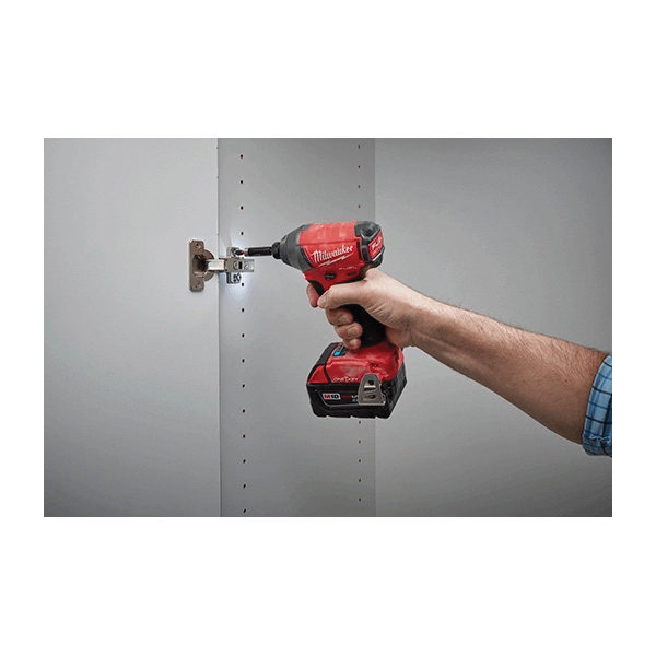 Milwaukee® M18 Fuel Cordless Impact Driver Kit, 1/4 in Hex/Straight Drive, 0 - 3700 ipm, 0 - 1800 in-lb Torque, 18 V thumbnail 3