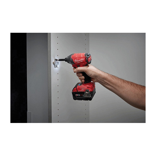 Milwaukee® M18 Fuel Cordless Impact Driver Kit, 1/4 in Hex/Straight Drive, 0 - 3700 ipm, 0 - 1800 in-lb Torque, 18 V thumbnail 4