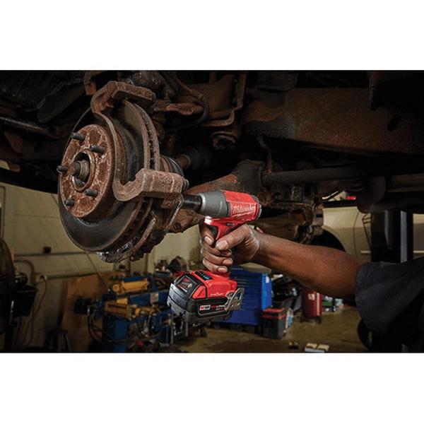 Milwaukee® M18 Fuel Brushless Compact Impact Wrench Kit, 3/8 in Straight Drive, 0 to 3200 bpm, 210 ft-lb Torque, 18 V