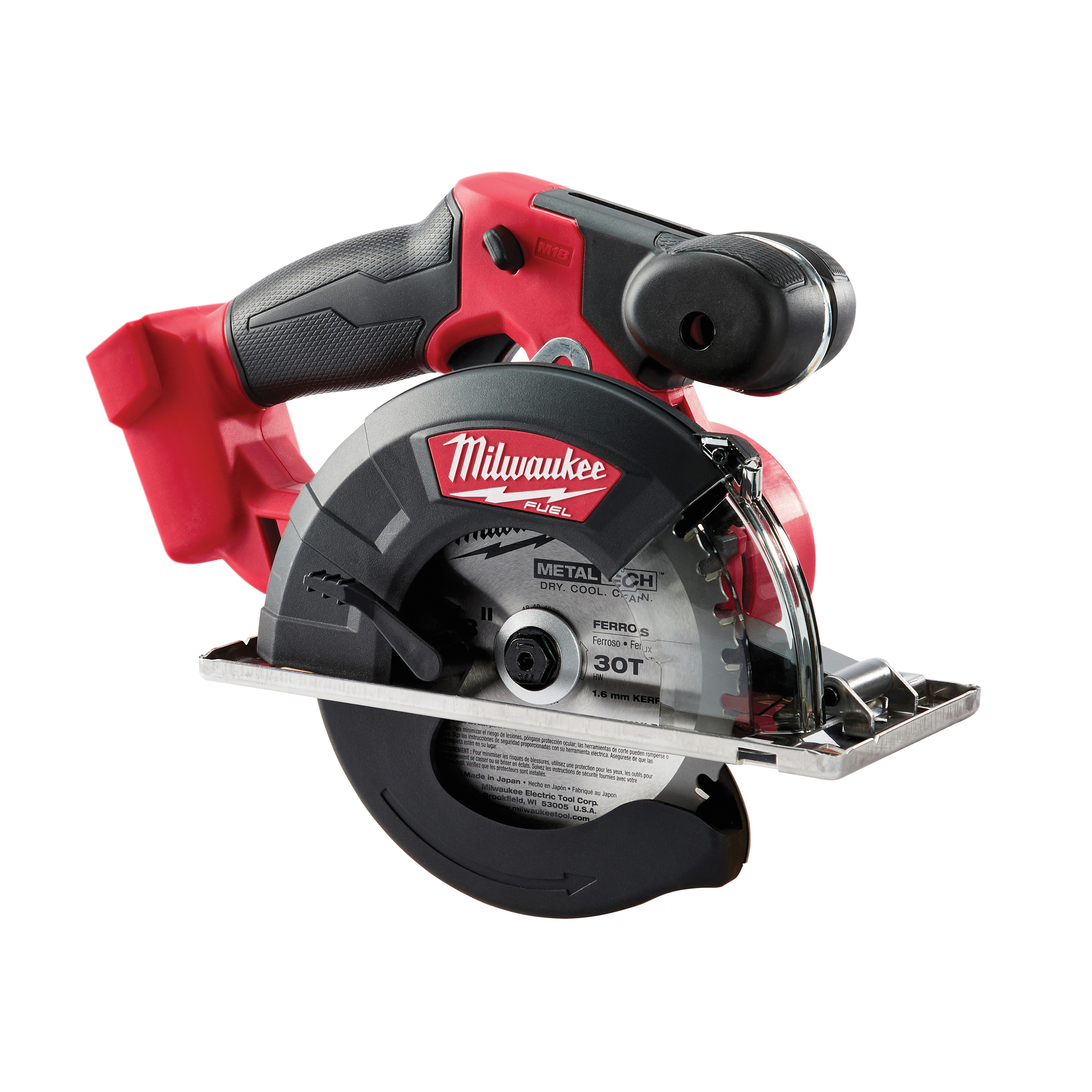 Milwaukee® M18 FUEL™ 2782-20 Circular Saw, Tool/Kit: Tool, 5-3/8 in, 5-7/8 in Dia Blade, 18 VDC, Lithium-Ion Battery