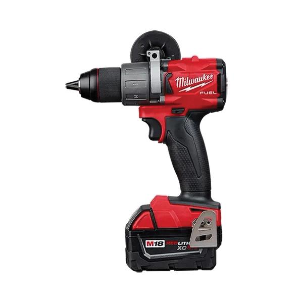 Milwaukee® M18™ 2803-22 Drill Driver Kit, Tool/Kit: Kit, 1200 in-lb, 1/2 in Chuck, Ratcheting Chuck, 18 V, 6.9 in OAL
