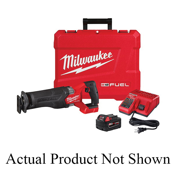 Milwaukee® M18™ FUEL™ SAWZALL® 2821-21 Reciprocating Saw Kit, 1-1/4 in L Stroke, 0 to 3000 spm Stroke