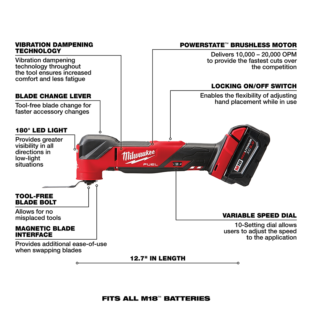 Milwaukee® 2836-21 MWK2836-21