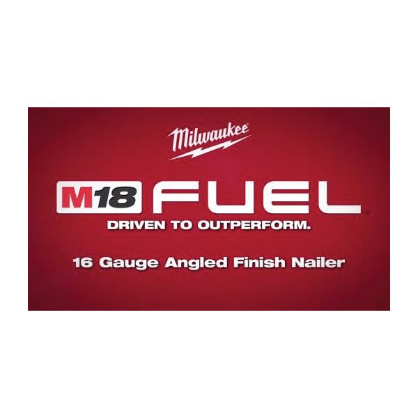 Milwaukee® M18 FUEL™ 2841-20 Finish Nailer, Tool/Kit: Tool thumbnail 2