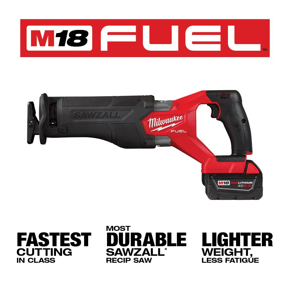 Milwaukee® M18 FUEL™ 2998-25 18V 5A Plastic 5-Tool Tool Combo Kit thumbnail 4