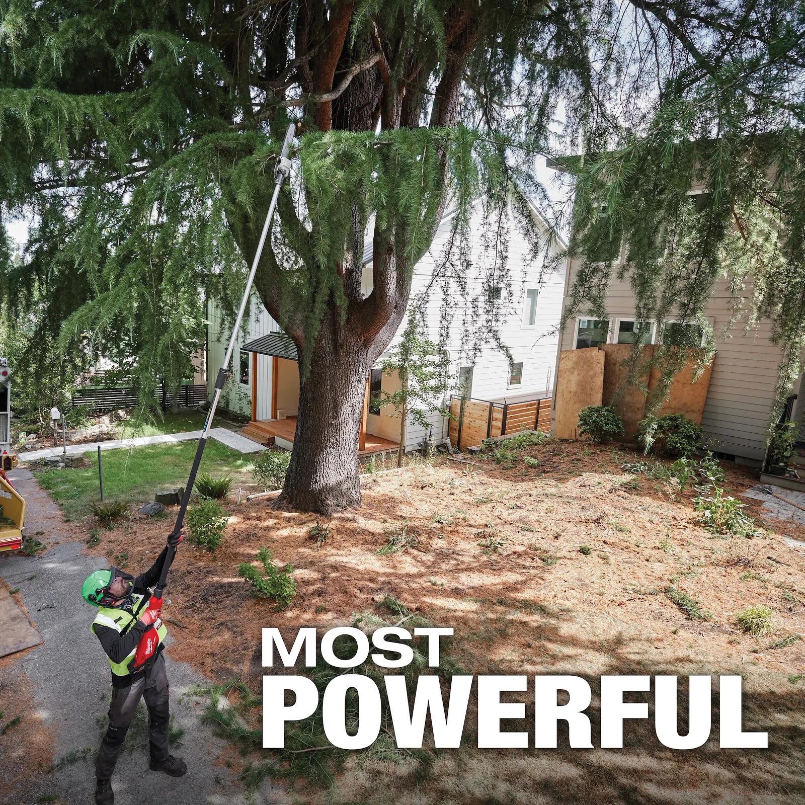 Milwaukee® M18 FUEL™ 3013-20 Pole Saw, Tool/Kit: Tool, 10 in L Bar, 18 V, REDLITHIUM™ Battery, 156 in OAL thumbnail 4