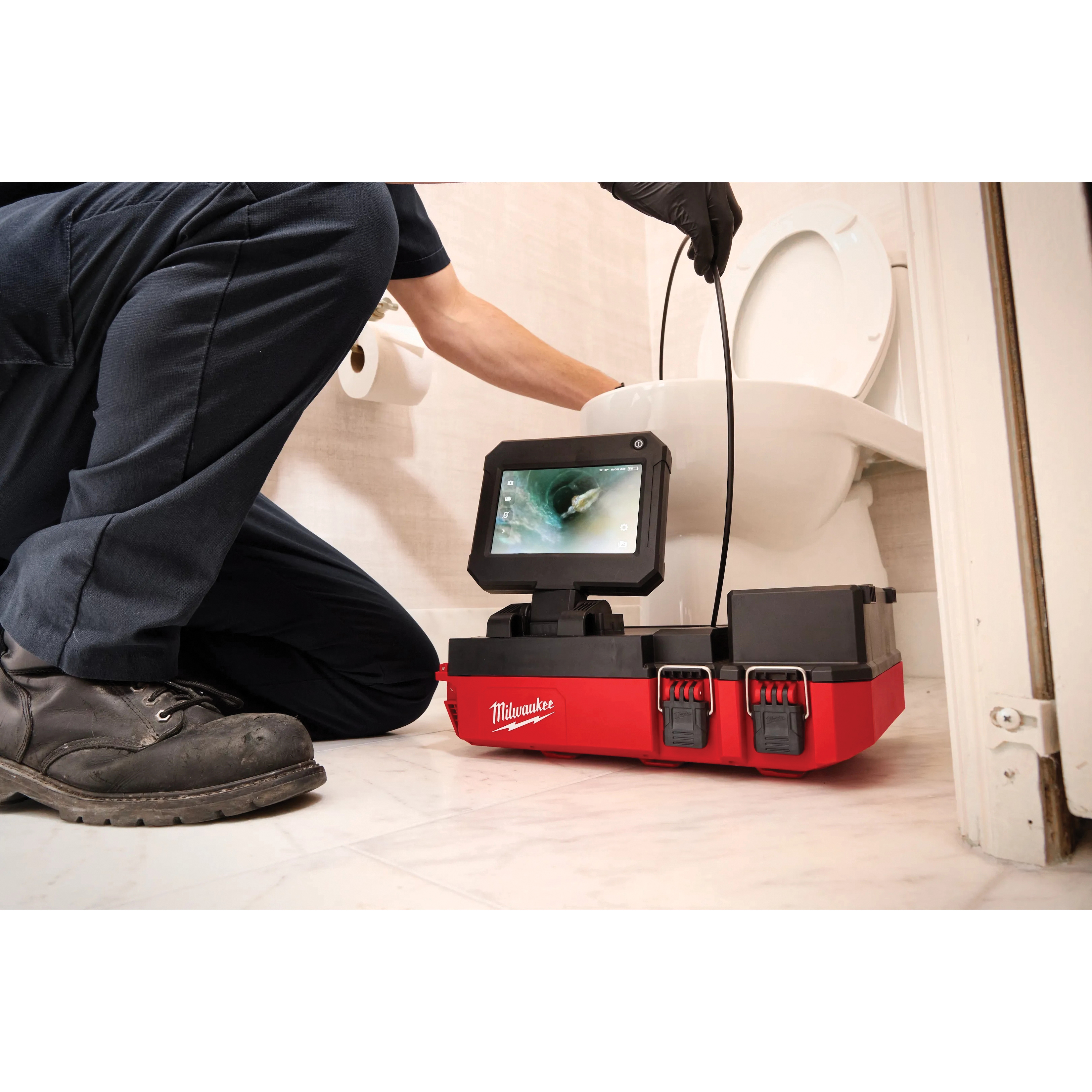 Milwaukee® PACKOUT™ 3154-20 Drain Camera, 75 ft L Probe, Plastic
