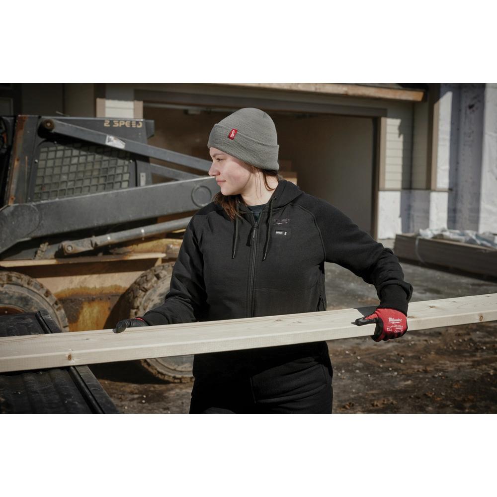 Milwaukee® M12 Heated Hoodie with Battery, Black, Women's, S