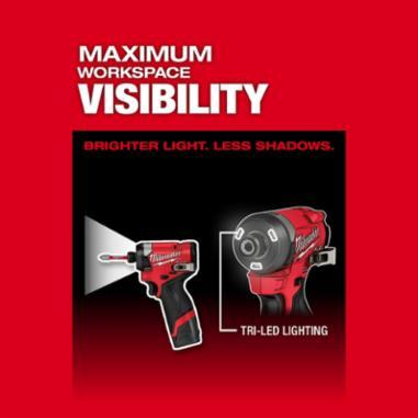 Milwaukee® M12 FUEL™ 3453-22 Impact Driver Kit, Tool/Kit: Kit, 1/4 in Drive, Hex Drive, 1500 in-lb, 0 to 4000 ipm