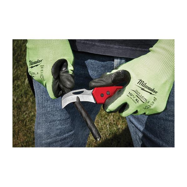 Milwaukee® 48-22-1525 Folding Knife, Hawkbill Blade, Stainless Steel Blade, 7 in OAL thumbnail 4