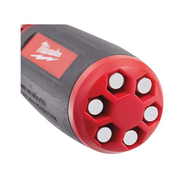 Milwaukee® 48-22-2102 Single End Multi-Bit Screwdriver, Imperial, 8 Pieces, 10-in-1 Drive, Steel thumbnail 3