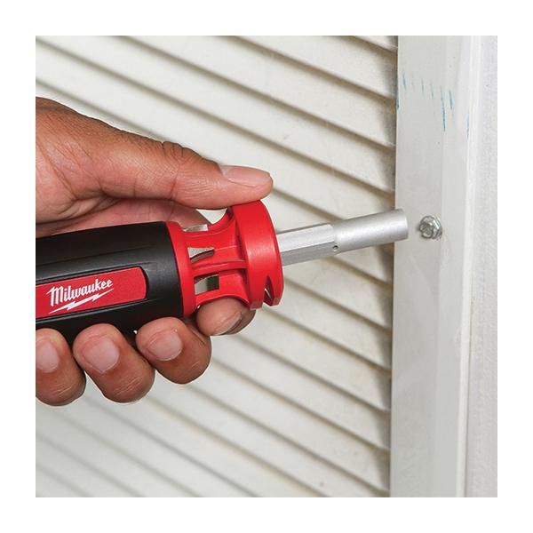 Milwaukee® 48-22-2102 Single End Multi-Bit Screwdriver, Imperial, 8 Pieces, 10-in-1 Drive, Steel thumbnail 4