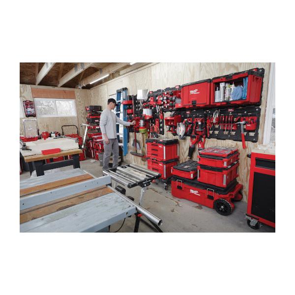 Milwaukee® PACKOUT™ 48-22-8487 Large Wall Plate, Metal/Polymer, For Use With: Modular Storage System thumbnail 4