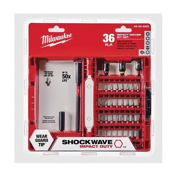 Milwaukee® SHOCKWAVE™ 48-32-4005 Impact Duty Driver Bit Set, 36-Piece