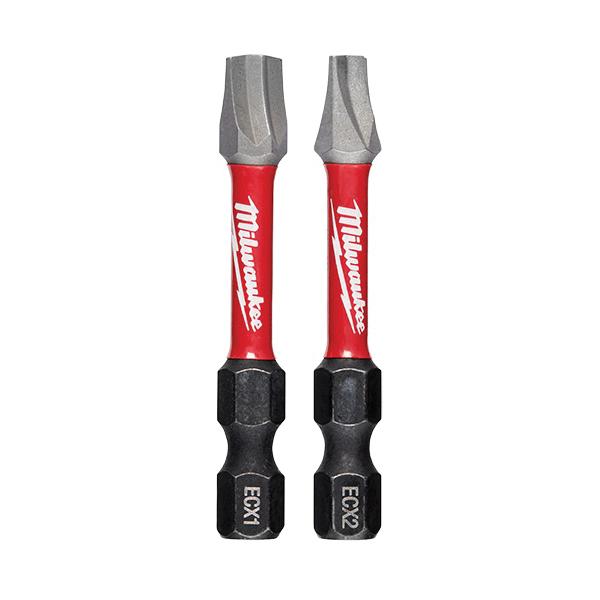 Milwaukee® SHOCKWAVE™ ECX™ 48-32-4443 Impact Bit Combination Kit, Guard Tip™, Machined Point, 2 in OAL, 2 -Piece thumbnail 3