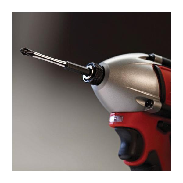 Milwaukee® SHOCKWAVE™ 48-32-5008 Impact Insert Bit, Square Recessed Point, #2 Point, 1 in OAL, Alloy Steel thumbnail 4
