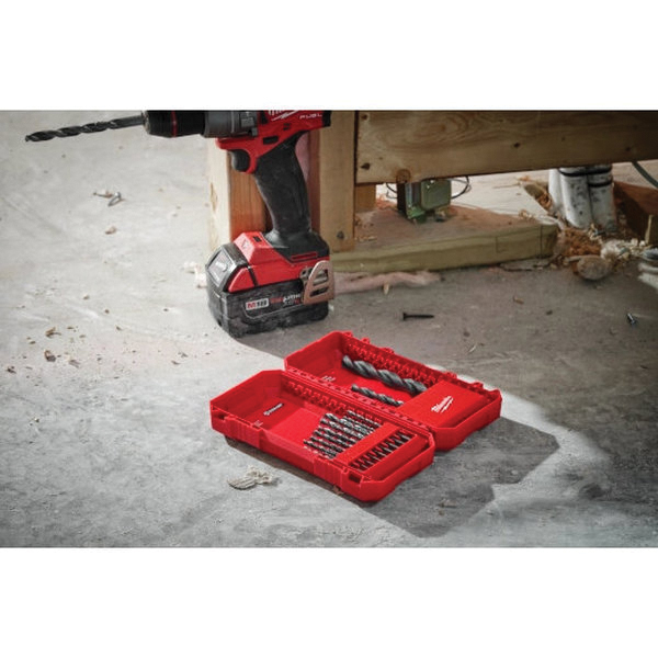 Milwaukee&reg; Thunderbolt&reg; Black Oxide Drill Bit Set