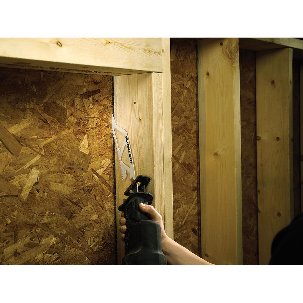 Milwaukee® SAWZALL® 48-00-1600 Sawzall Flush Cut Blade, 12 in L, 2-1/8 in W, 5 TPI, Universal Shank, Bi-Metal Blade thumbnail 3