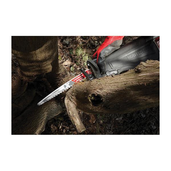 Milwaukee® 48-00-5332 Pruning Saw Blade, 9 in L, Fast Cut, 3 TPI, Universal Shank, Carbide Cutting Edge