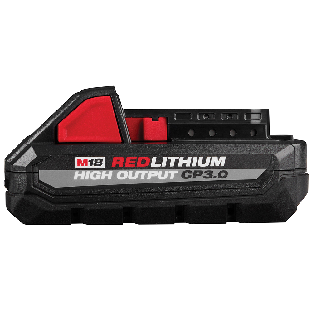 Milwaukee® M18™ REDLITHIUM™ Cordless Tool Battery, 18 VDC, 3 Ah Battery Capacity, Lithium-Ion Battery Chemistry