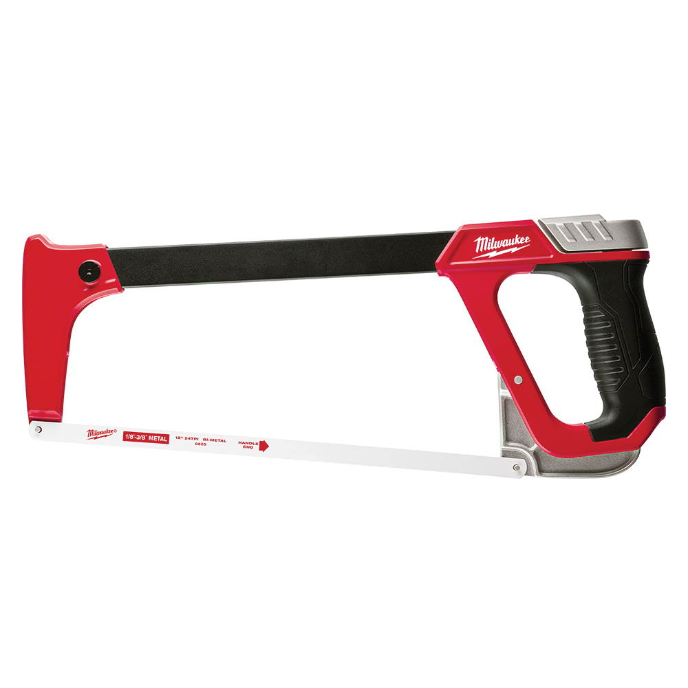 Milwaukee® 48-22-0050 High Tension Hacksaw, 12 in L Blade, 6 TPI, Bi-Metal Blade, Overmold Handle, 16 in OAL