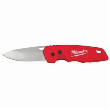Milwaukee® FASTBACK™ 48-22-1520 Folding Knife, Drop Point Blade, Stainless Steel Blade, 7-1/2 in OAL