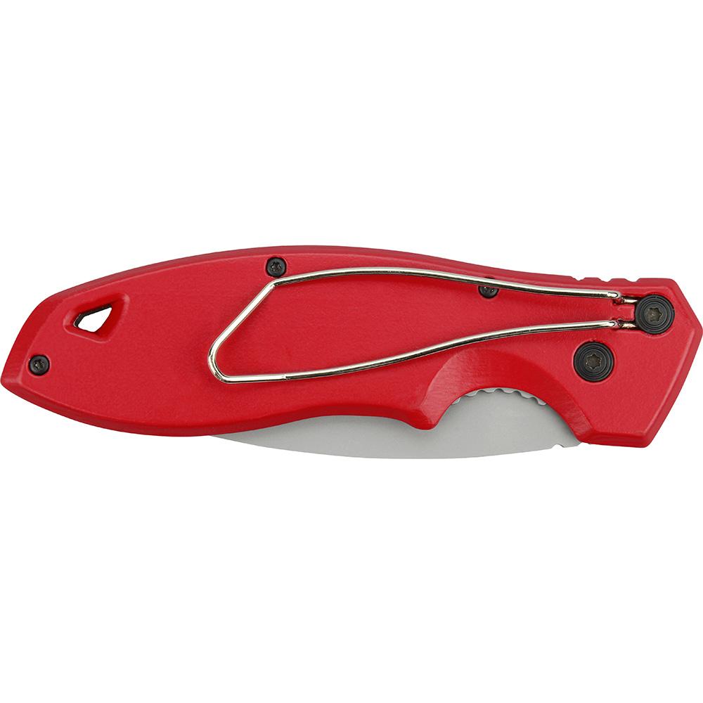 Milwaukee&reg; 48-22-1990 Fastback&trade; Liner Lock Smooth Folding Pocket Knife, 3 in L Blade, Drop Point Stainless Steel Blade, Fine Edge