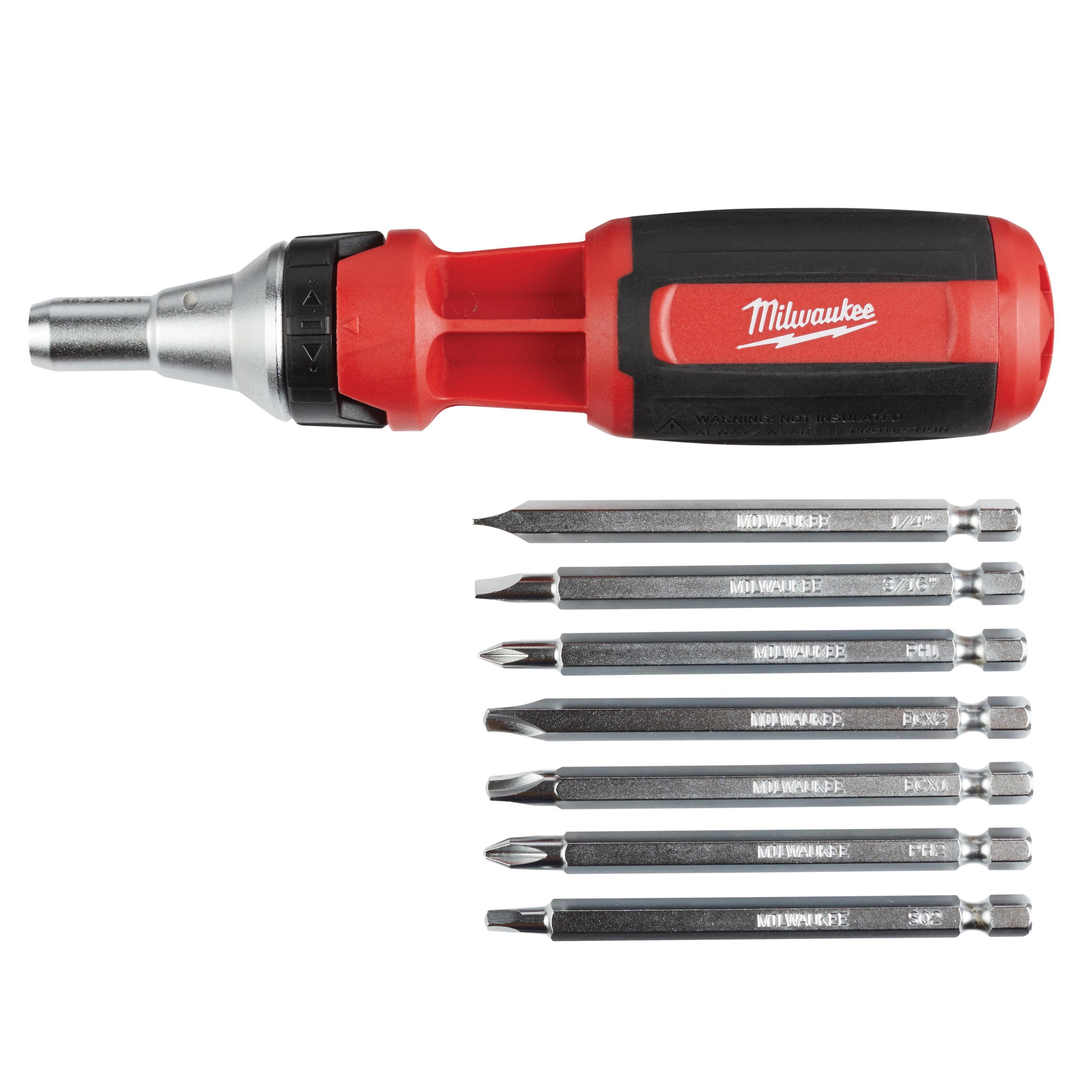 Milwaukee® 48-22-2331 Multi-Bit Screwdriver, ECX™ Point, 9.09 in OAL thumbnail 4