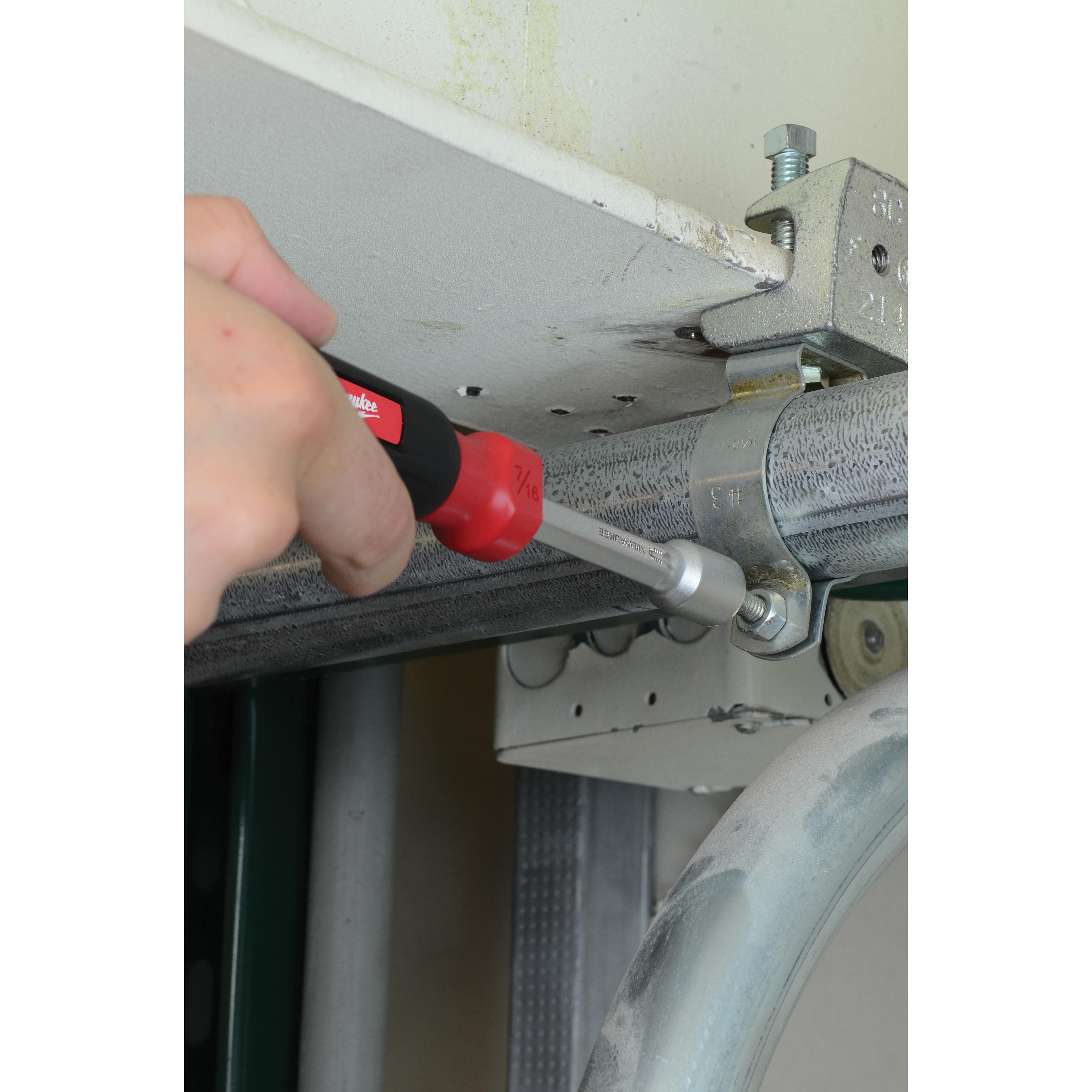 Milwaukee® HollowCore™ 48-22-2525 Nut Driver, 7/16 in Point, 3 in L Shank, He, Hollow Shank, 7 in OAL