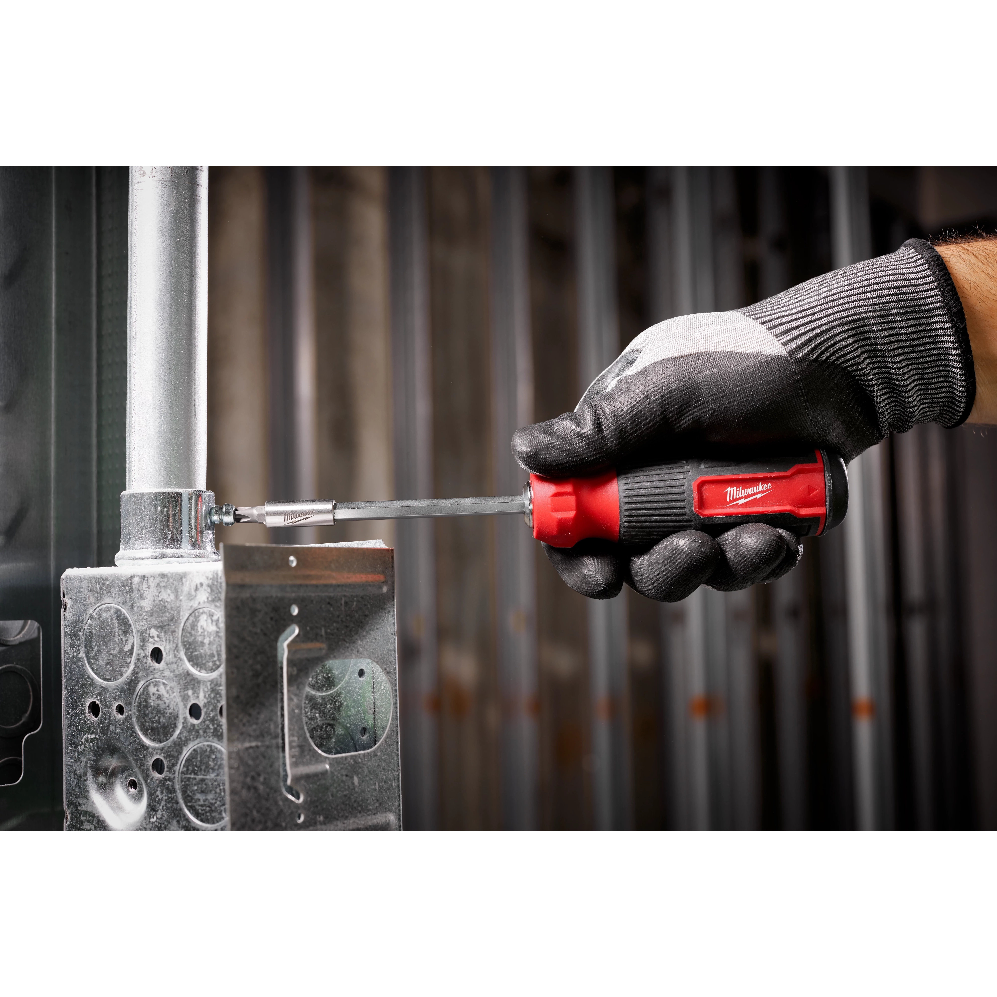 Milwaukee® 48-22-2900 Multi-Bit Screwdriver, ECX, Phillips®, Slotted, Square, Torx® Point, 1/4 in Drive thumbnail 3