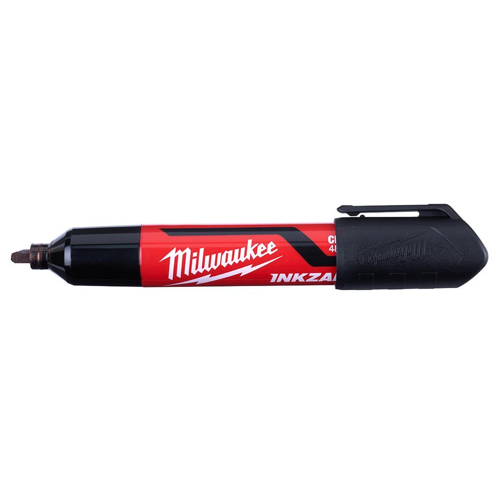 Milwaukee® INKZALL™ 48-22-3250 1.14 inch L x 4.72 inch W x 7.677 inch H Chisel Tip Jobsite Marker, Black thumbnail 3
