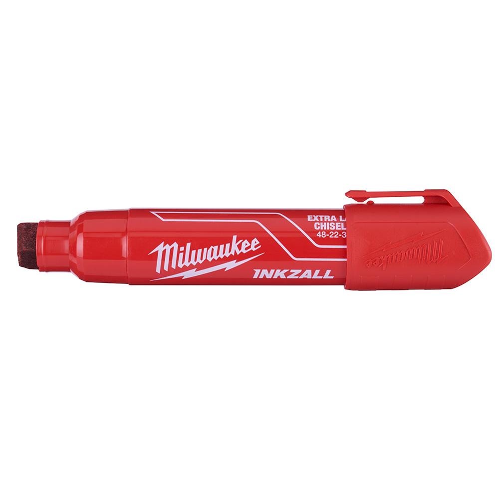 Milwaukee® INKZALL™ 48-22-3266 Marker, Extra Large Chisel Tip, Red