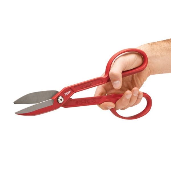 Milwaukee® 48-22-4003 Classic Tinner Snip, 22 AWG Cold Rolled Steel/24 AWG Stainless Steel Cutting, 10 in L thumbnail 3