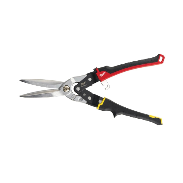 Milwaukee® 48-22-4037 Aviation Snip, 20 ga Cold Rolled Steel, 22 ga Stainless Steel Cutting, 3 in Length of Cut, 12 in L