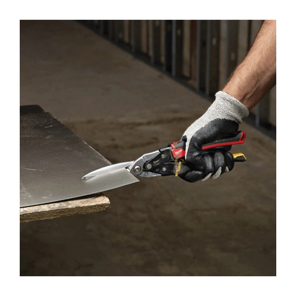 Milwaukee® 48-22-4037 Aviation Snip, 20 ga Cold Rolled Steel, 22 ga Stainless Steel Cutting, 3 in Length of Cut, 12 in L thumbnail 2