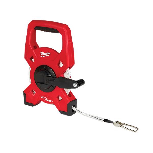 Milwaukee® 48-22-5330 Open Reel Long Tape Measure, 1/2 in W x 100 ft L Blade, Fiberglass thumbnail 3