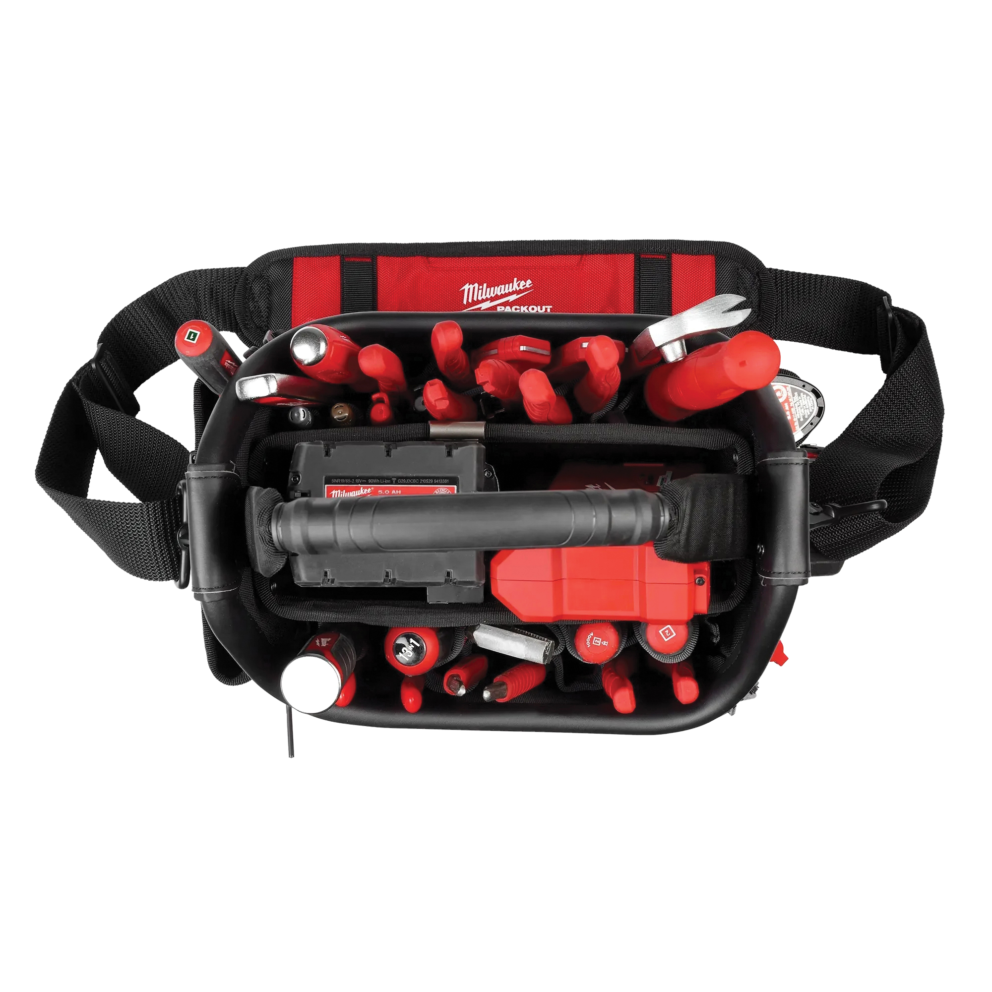 Milwaukee® Packout™ 48-22-8311 Structured Tote, 9-3/4 in W, 19 in H, 35-Pocket, YKK Zipper Closure, Polyester thumbnail 4