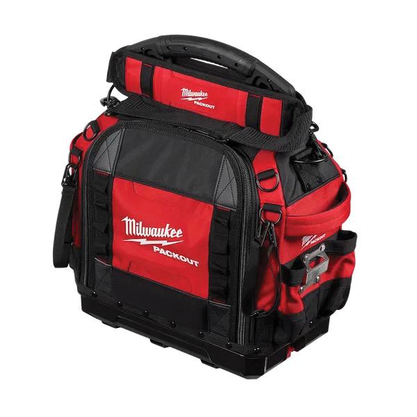 Milwaukee® PACKOUT™ 48-22-8316 Structured Tool Bag, 10 in W, 19-3/4 in H, 65 -Pocket, YKK Zipper Closure