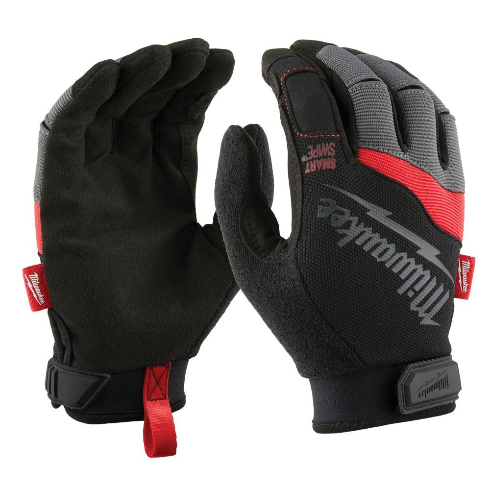Milwaukee® XXL Synthetic Leather Performance Work Glove, Red/Black/Gray thumbnail 3