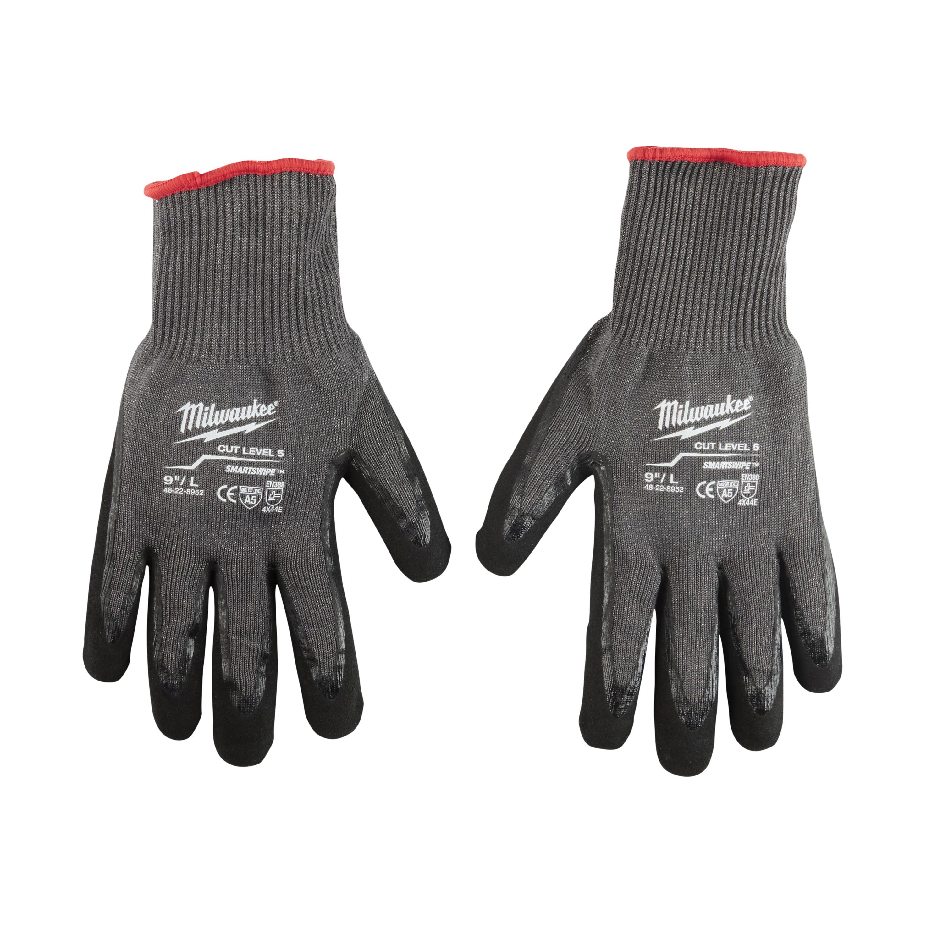 Milwaukee® 48-22-8952 Gloves, L, Elastic Knit with Color Coded Band Cuff