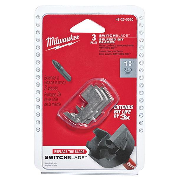 Milwaukee® SWITCHBLADE Replacement Blade, For Use With SwitchBlade 1-3/8 in Sulfide Bit, Hardened Steel thumbnail 2