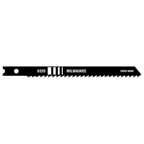 Milwaukee® 48-42-0220 General Purpose Heavy Duty Jig Saw Blade, 4 in L x 9/32 in W, 8 TPI, HCS Cutting Edge, HCS Body thumbnail 2